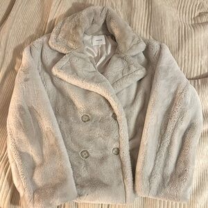 Creamy dreamy faux fur coat. Worn less than a handful of times.
